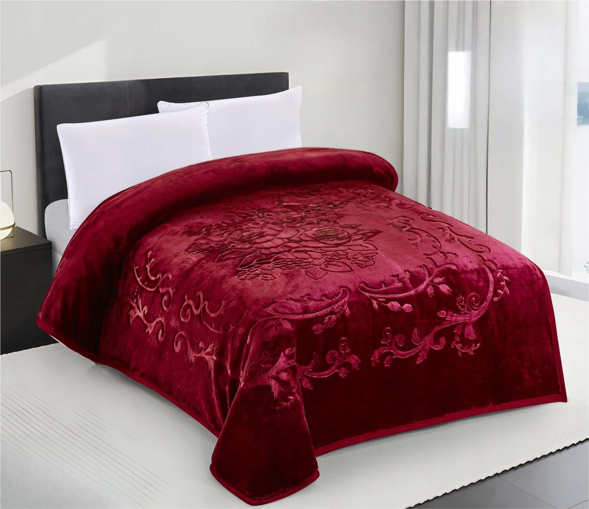 Koc-Elway-160x210-cm-Tloczony-Bordo-Gruby-Cieply-Koc-Narzuta-Pled-A-14-min