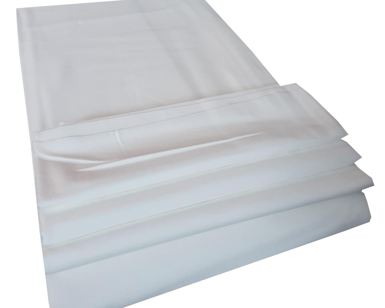 Prześcieradło Bawełniane rozmiar 180x220 kolor Biały