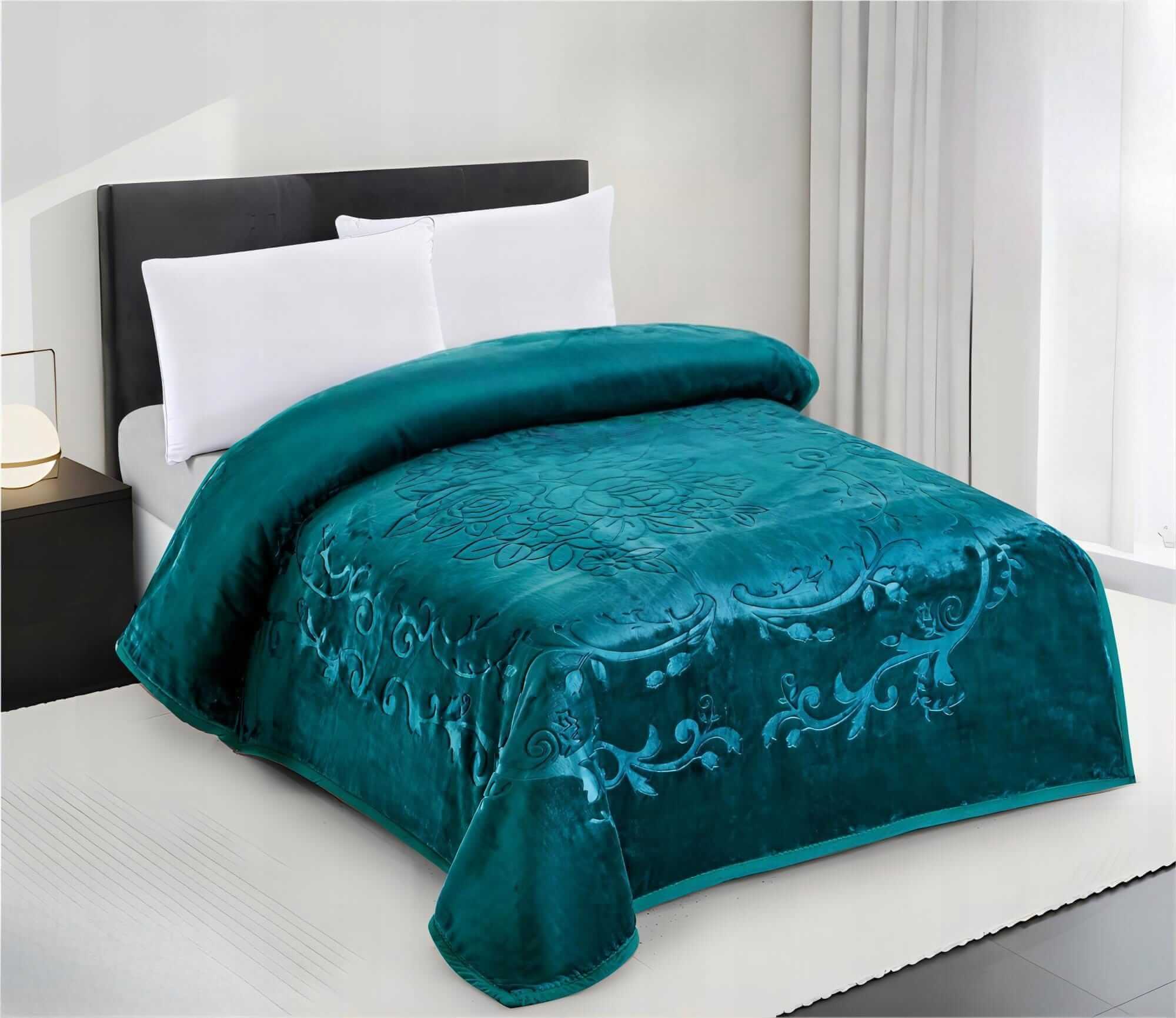 Koc-Elway-160x210-cm-Tloczony-Morski-Gruby-Cieply-Koc-Narzuta-Pled-A-73