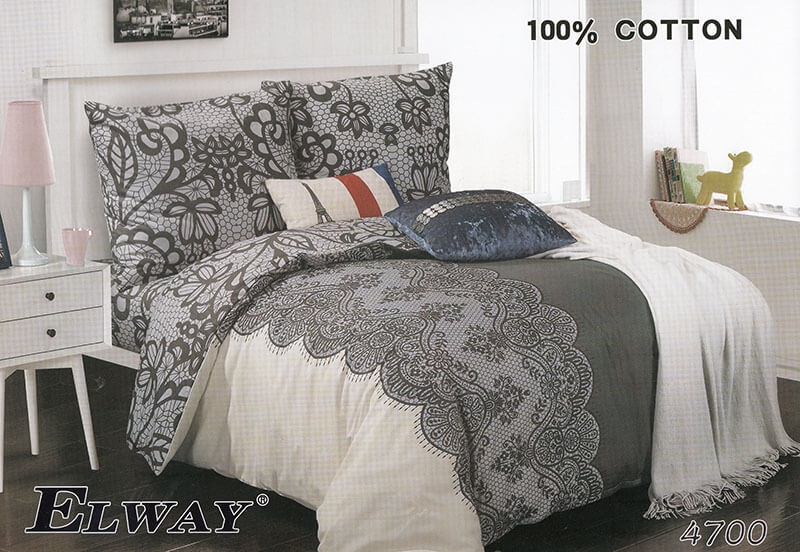 Pościel Satyna Bawełniana rozmiar 160x200 wzór nr 4700