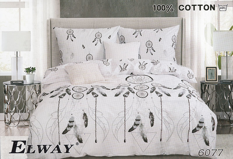 Pościel Satyna Bawełniana rozmiar 180x200 wzór nr 6077