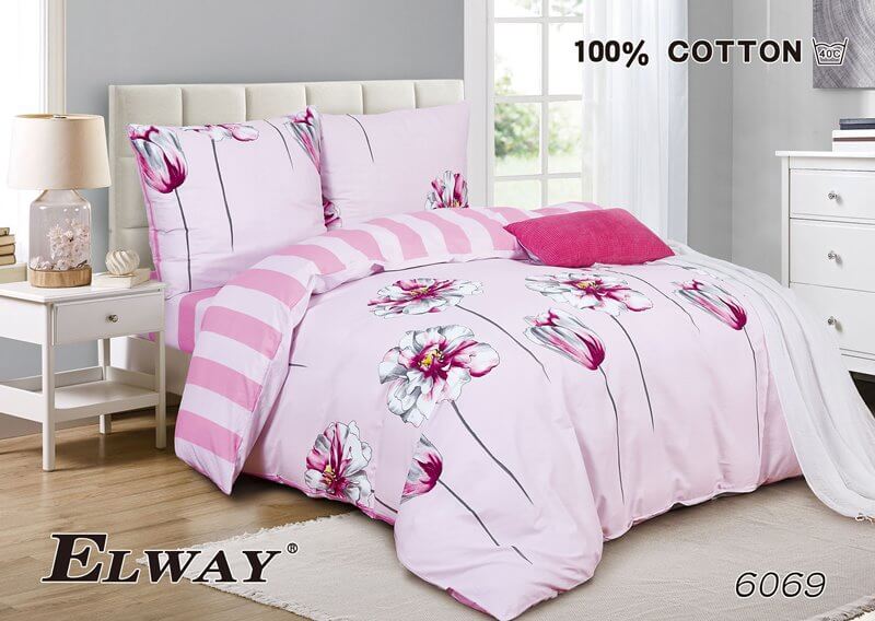 Pościel Satyna Bawełniana rozmiar 200x220 wzór nr 6069