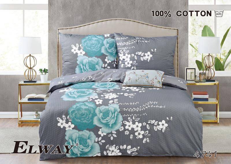 Pościel Satyna Bawełniana rozmiar 160x200 wzór nr 4741