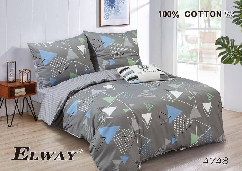 Pościel Satyna Bawełniana rozmiar 140x200 wzór nr 4748