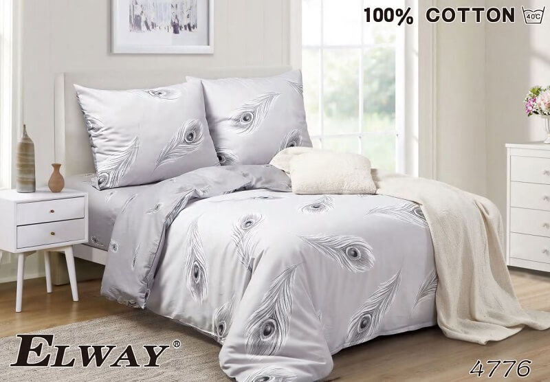 Pościel Satyna Bawełniana rozmiar 160x200 wzór 4776