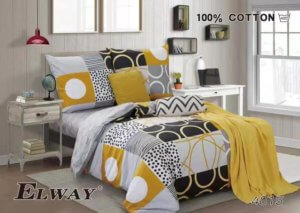 Pościel Satyna Bawełniana rozmiar 160x200 wzór nr 4815