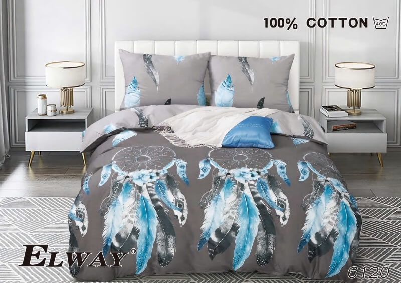 Pościel Satyna Bawełniana rozmiar 180x200 wzór nr 6120