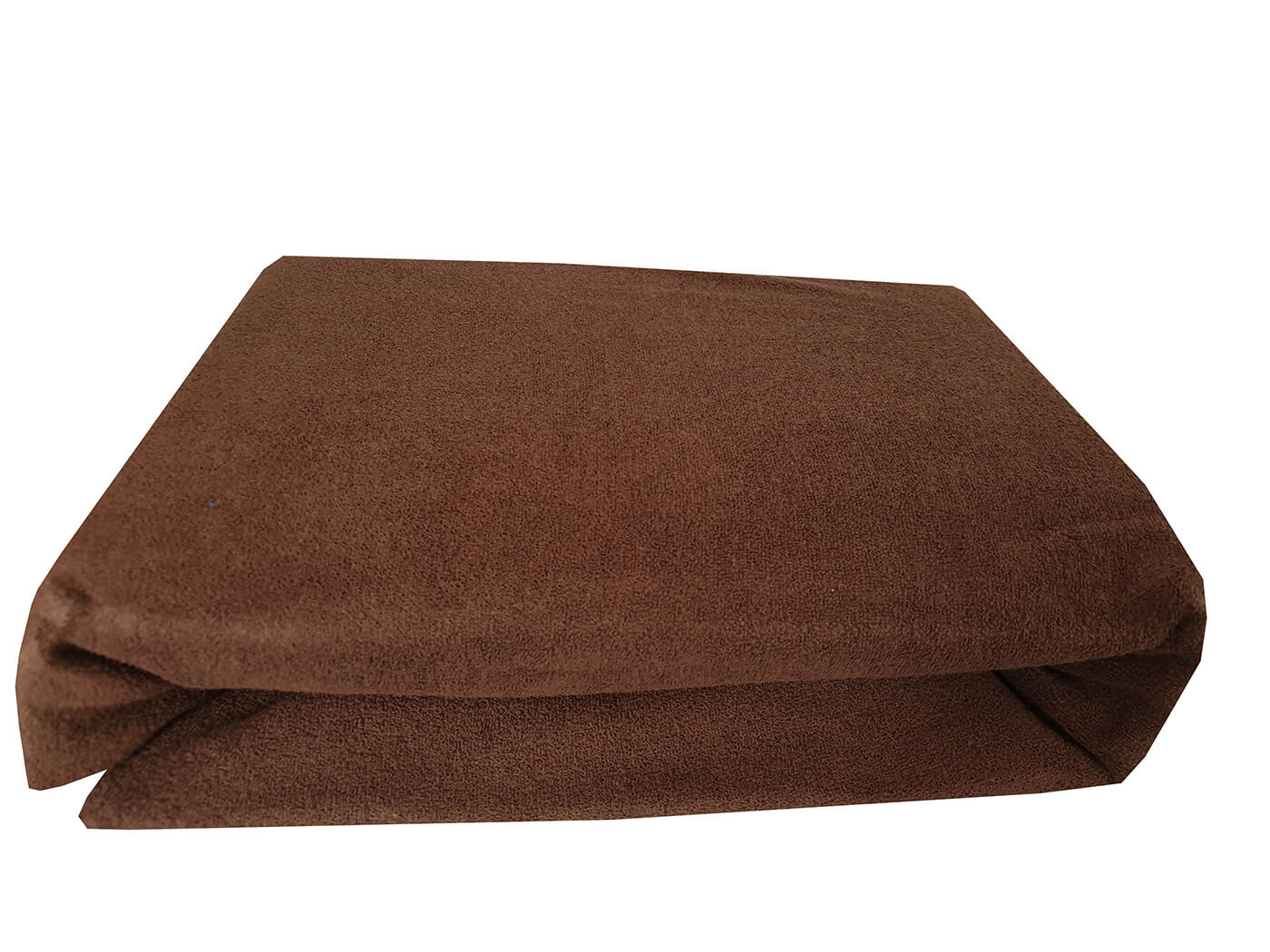 Prześcieradło frotte z gumką rozmiar 160×200 kolor czekoladowy -22