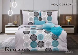 Pościel Satyna Bawełniana rozmiar 140x200 wzór nr 4851