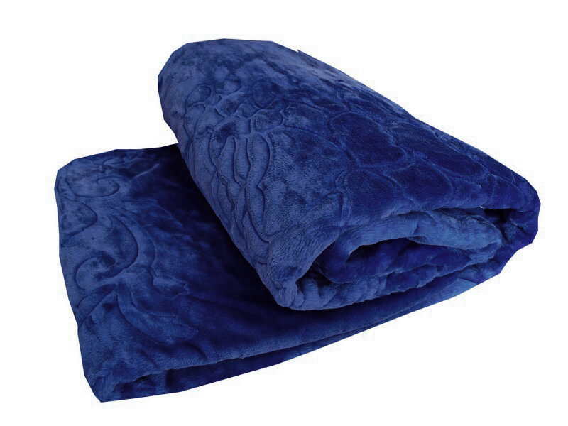 KOC ELWAY TŁOCZONY 160X210 KOLOR GRANATOWY