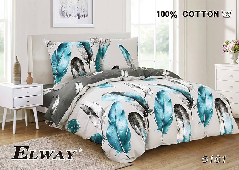 Pościel Satyna Bawełniana rozmiar 180x200 wzór nr 6181