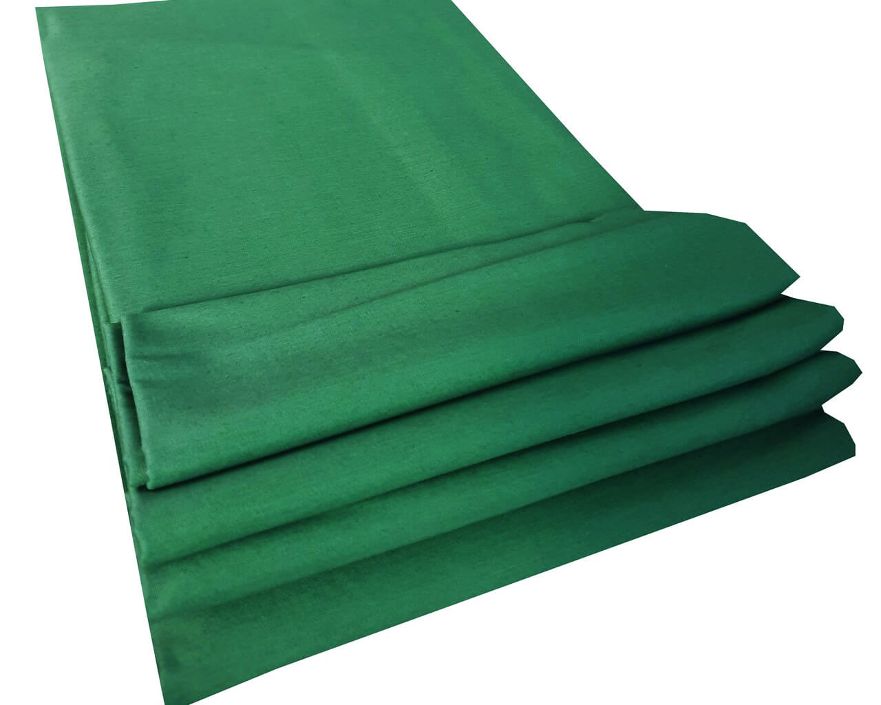 Prześcieradło Bawełniane rozmiar 160x220 kolor Butelkowa Zieleń