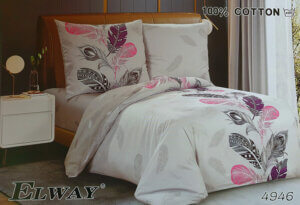 Pościel Satyna Bawełniana rozmiar 160x200 wzór nr 4946