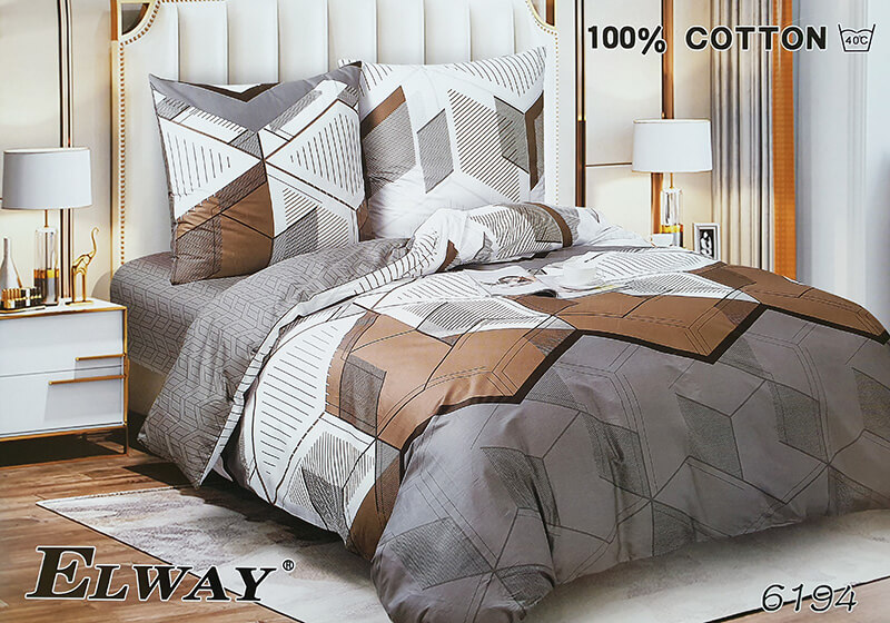 Pościel Satyna Bawełniana rozmiar 180x200 wzór nr 6194