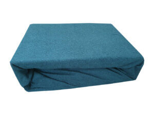 Prześcieradło frotte z gumką rozmiar 200×220 kolor szmaragdowy