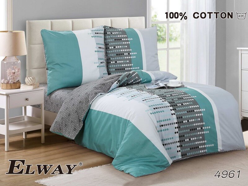 Pościel Satyna Bawełniana rozmiar 160x200 wzór nr 4961