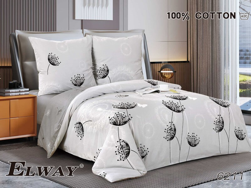 Pościel Satyna Bawełniana rozmiar 180x200 wzór nr 6211