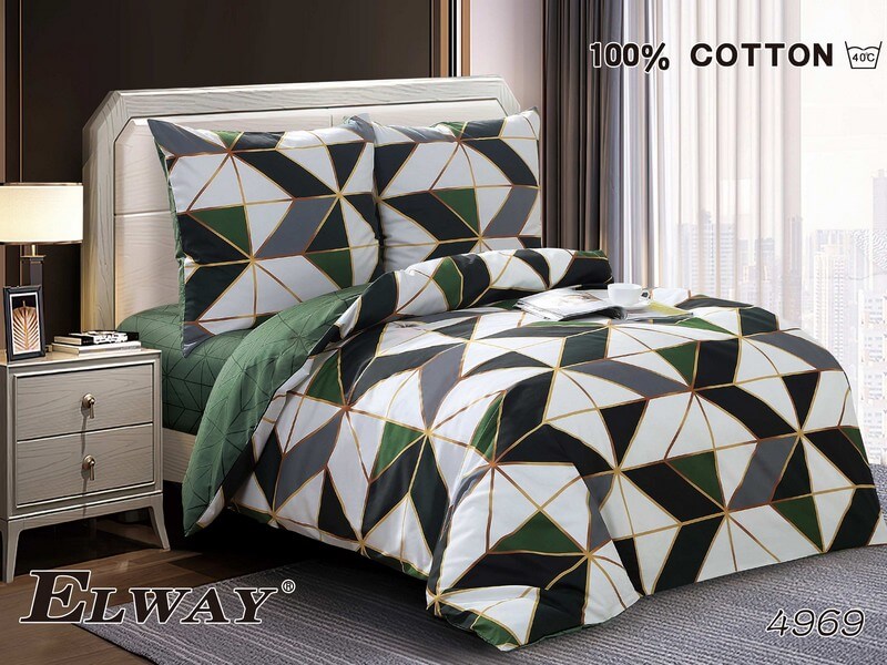 Pościel Satyna Bawełniana rozmiar 160x200 wzór nr 4969