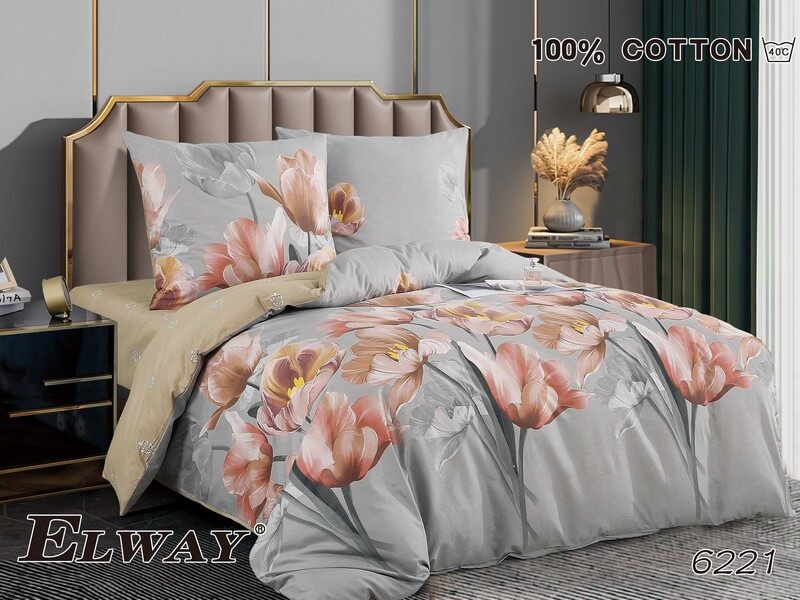 Pościel Satyna Bawełniana rozmiar 180x20 wzór nr 6221