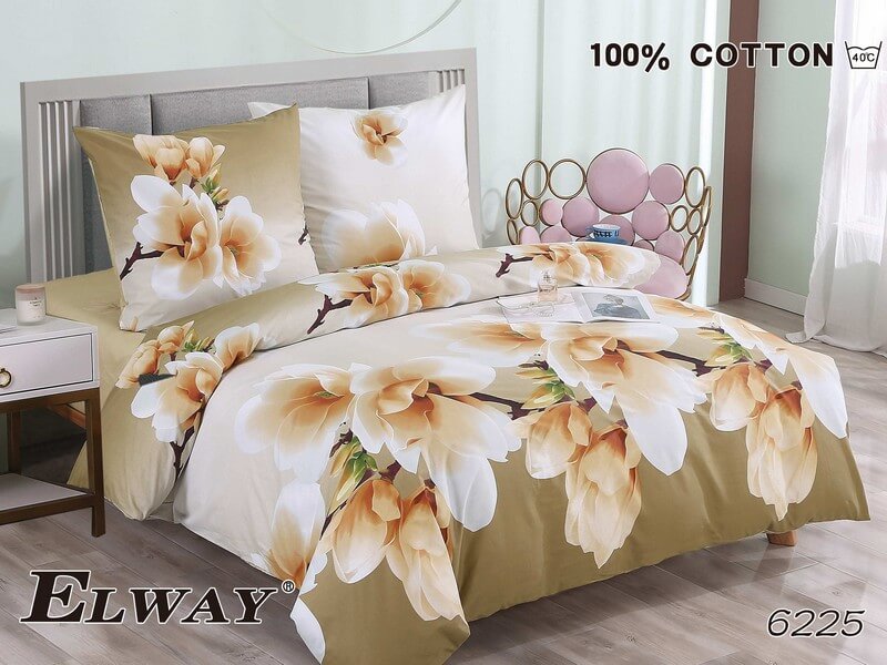 Pościel Satyna Bawełniana rozmiar 200x220 wzór nr 6225