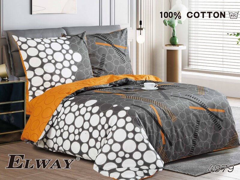 Pościel Satyna Bawełniana rozmiar 160x200 wzór nr 4979