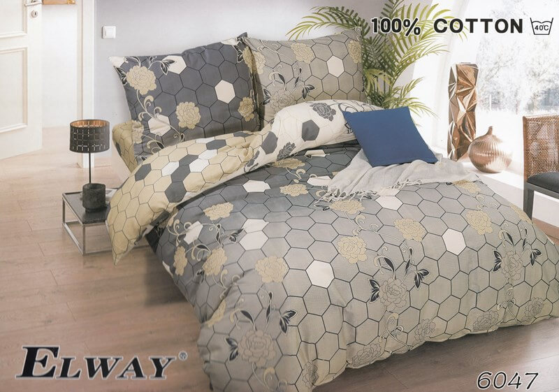 Pościel Satyna Bawełniana rozmiar 180x200 wzór nr 6047