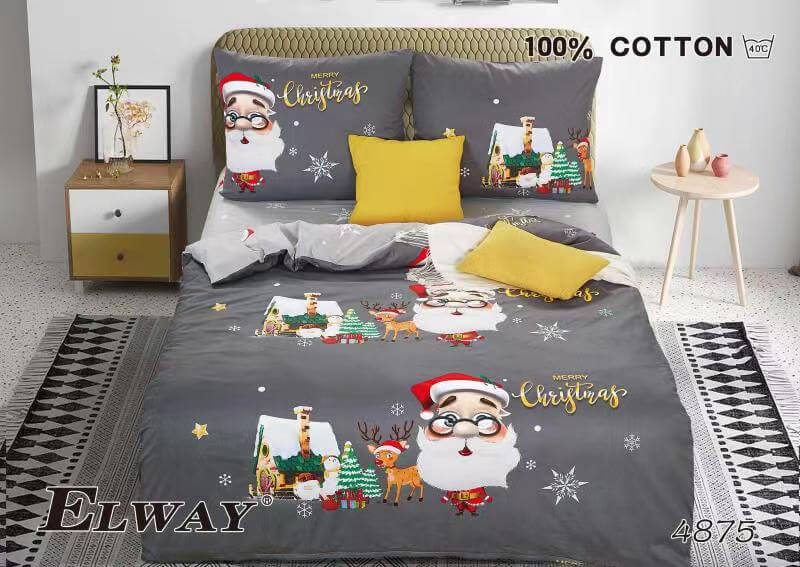 Pościel Satyna Bawełniana rozmiar 160x200 wzór nr 4875