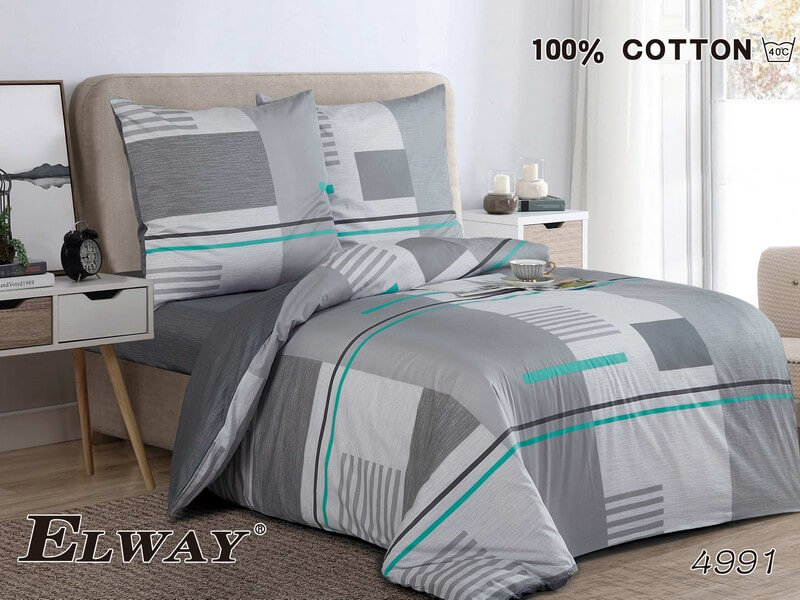 Pościel Satyna Bawełniana rozmiar 140x200 wzór nr 4991