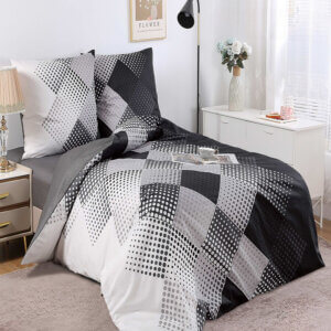 Pościel Satyna Bawełniana rozmiar 140x200 wzór nr 4996