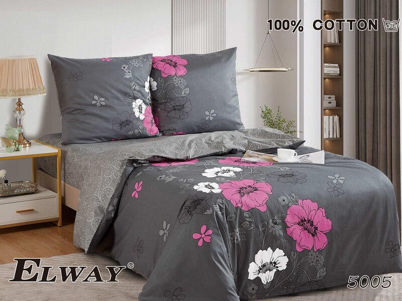 Pościel Satyna Bawełniana rozmiar 140x200 wzór nr 5005