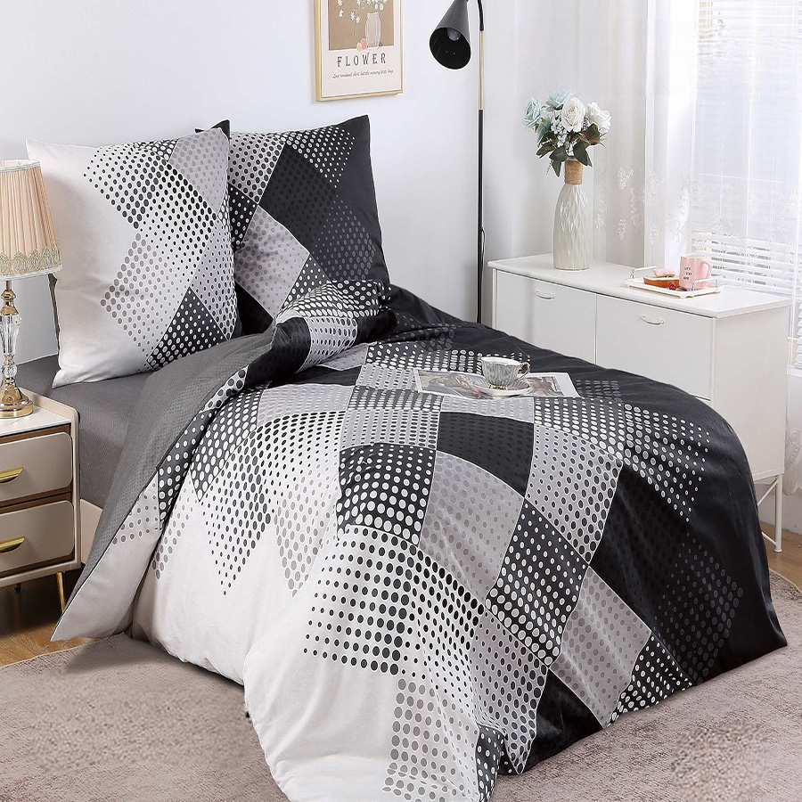 Pościel Satyna Bawełniana rozmiar 160x200 wzór nr 4996