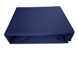 Prześcieradło jersey z gumką 180x200 granatowy