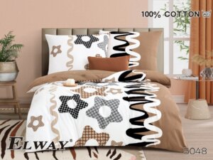 Pościel Satyna Bawełniana rozmiar 160x200 wzór nr 5048