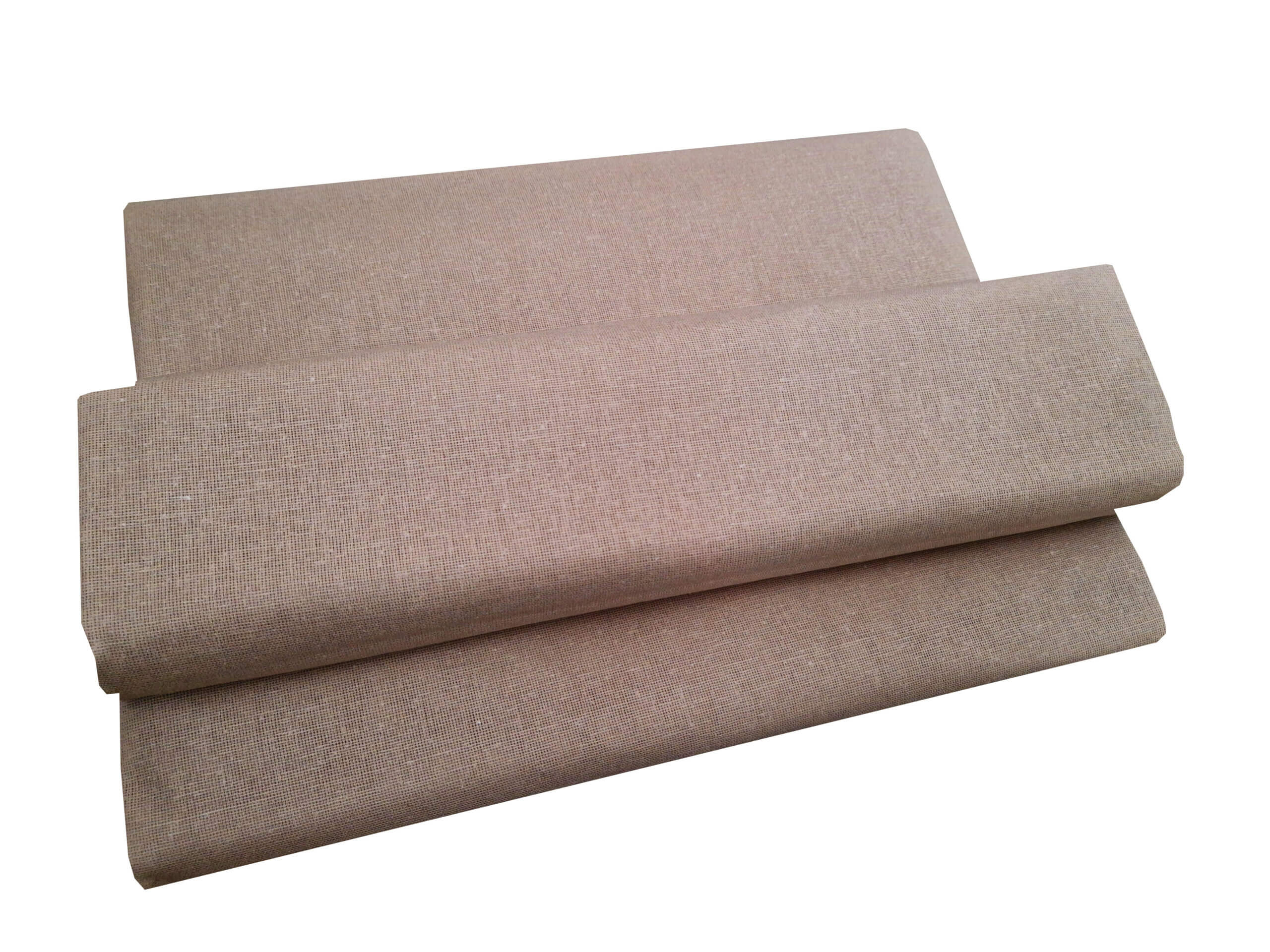 Prześcieradło Bez Gumki Bawełna Płaska 160x200 Beżowy