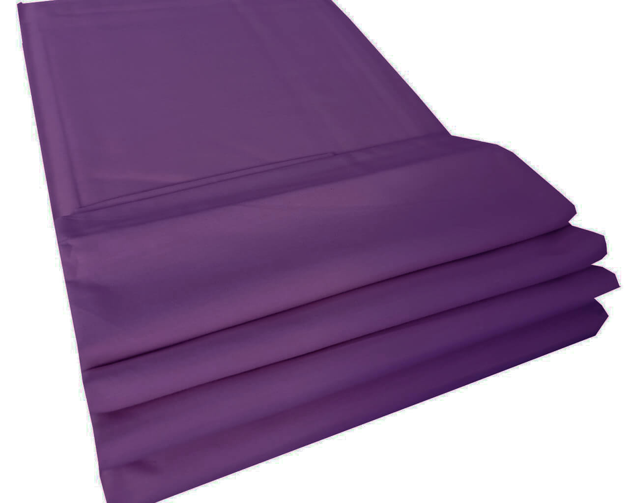 Prześcieradło Bawełniane rozmiar 200x220 kolor Śliwkowy