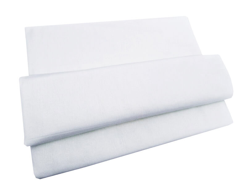 Prześcieradło Bez Gumki Bawełna Płaska 200x220 Białe