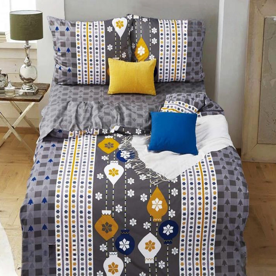 Pościel Satyna Bawełniana rozmiar 160x200 wzór nr 4771