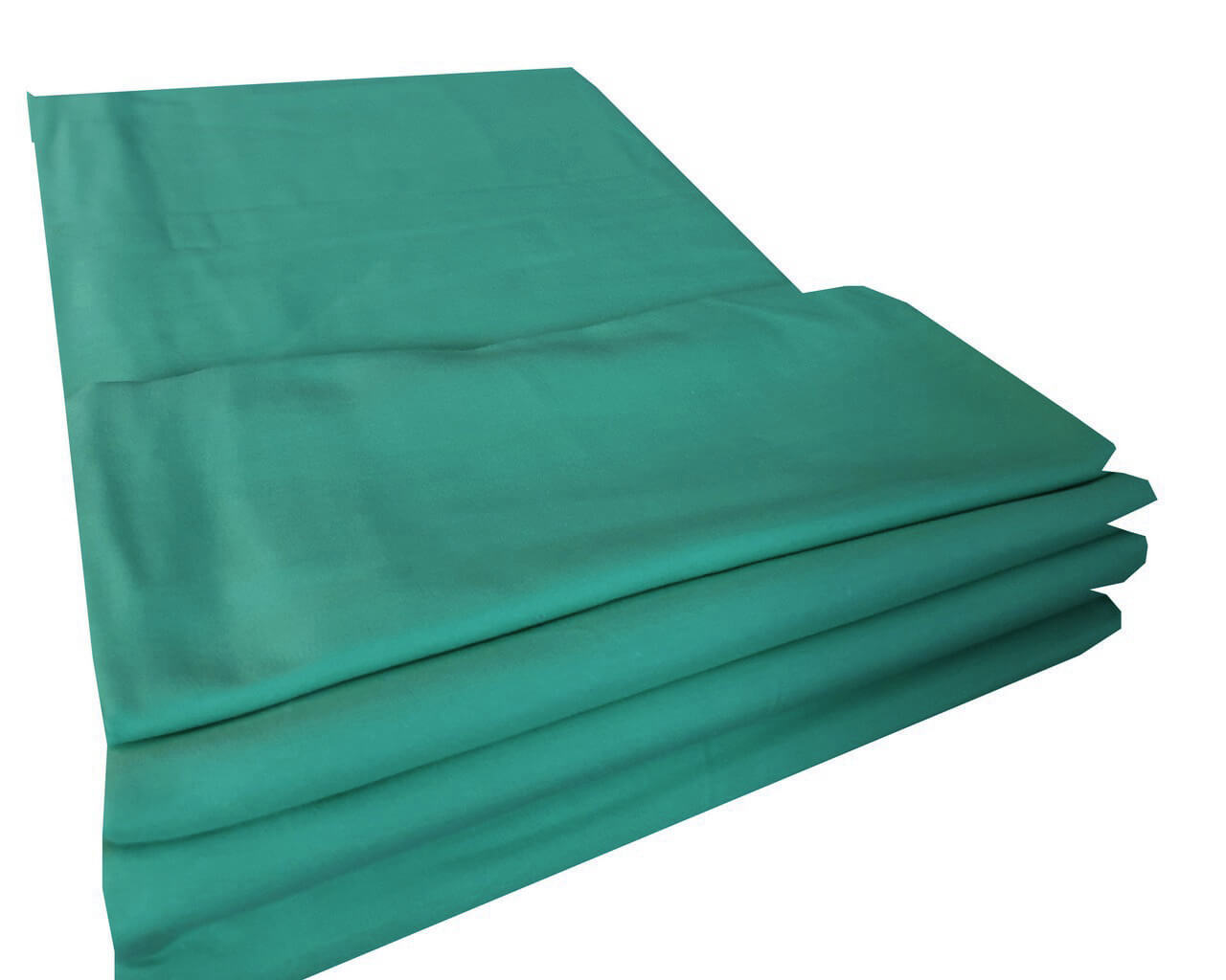 Prześcieradło Bawełniane rozmiar 160x220 kolor Zielony