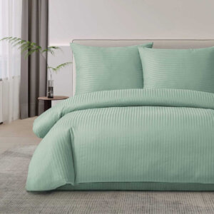 Pościel Hotelowa z Adamaszku 200x220 Seledynowa